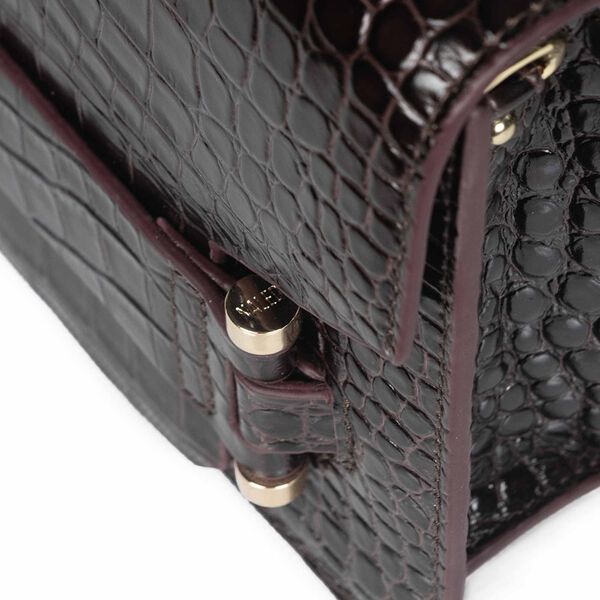 Jolie Grande bag, brown croco, Naledi Copenhagen