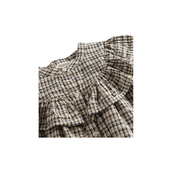 Dalina Dress, pilot navy check, MarMar Copenhagen