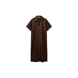 ASANASW OVERSIZE SHIRT DRESS, intense brown, Sofie Schnoor