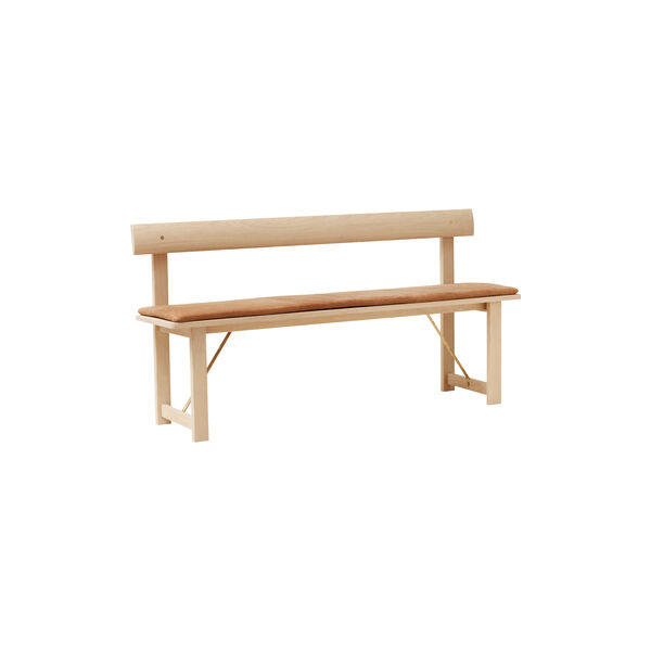 Position Leather Cushion 155, camel, Form & Refine