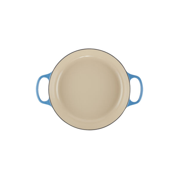 Signature gjutj&auml;rn buff&eacute;tgryta 30 cm, azure blue, Le Creuset