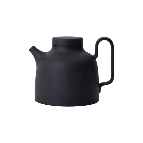Sand Secrets Tea Pot, black clay Sand Secrets Tea Pot, black clay, Design House Stockholm