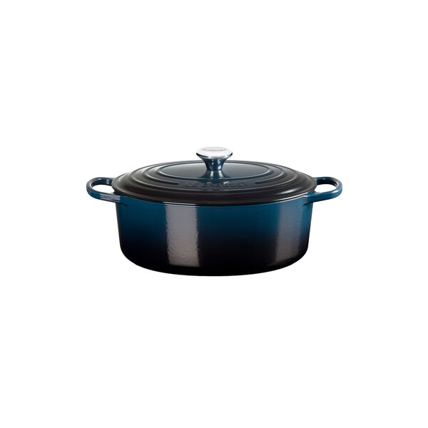 Signature oval gryta 31 cm, nuit, Le Creuset