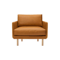 Emo Loungestol, Dakar Cognac/naturoljad ek, Bruunmunch Furniture