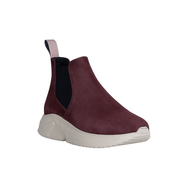 Zarah Sneaker Boot, burgundy/ivory Zarah Sneaker Boot, burgundy/ivory, Roccamore