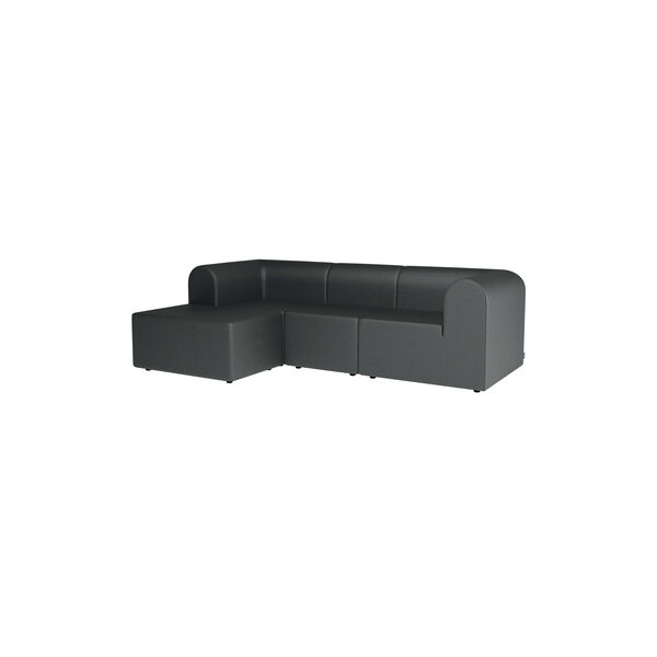 Paradigm 3-sitssoffa med puff, Hallingdal 166, Montana Furniture