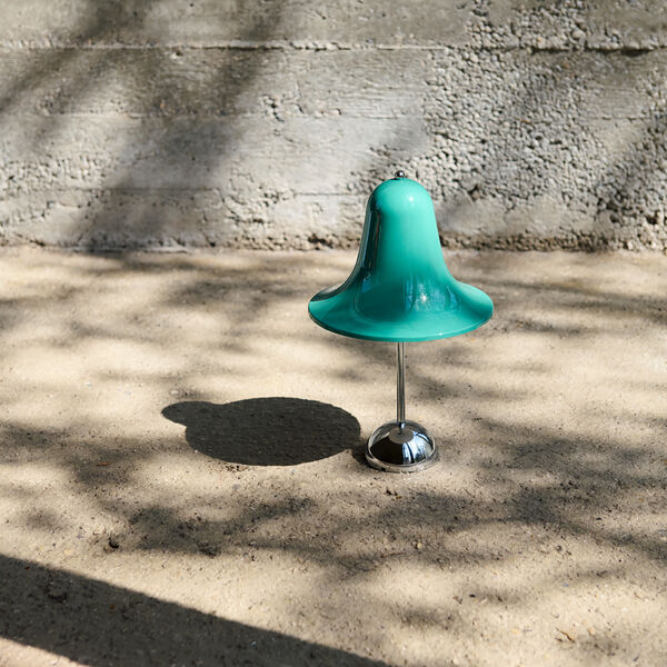 Pantop Portabel bordslampa, light teal, Verpan