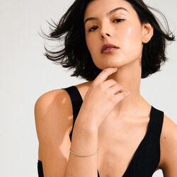 ARASH kristallarmband, guldpläterat, Pilgrim