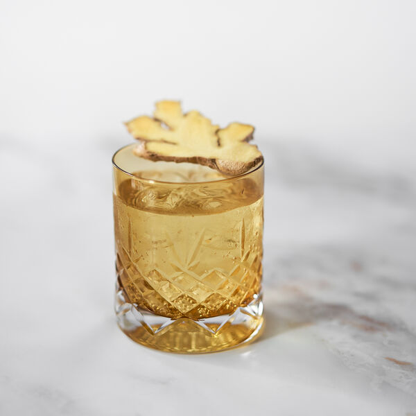 Crispy Lowball glas, citrine, Frederik Bagger