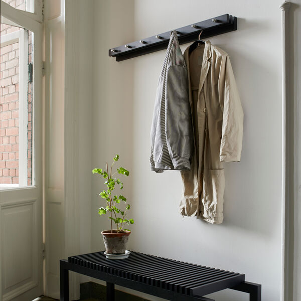 Cutter Coat Rack 100, black/oak Cutter Coat Rack 100, black/oak, Skagerak by Fritz Hansen