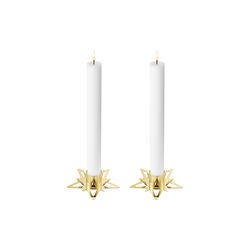 Classic Christmas Star Taper Candleholder 2 pcs, Georg Jensen
