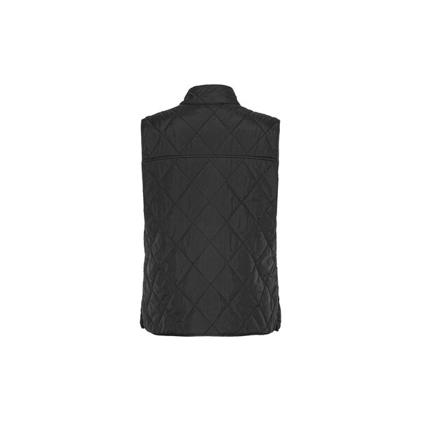 Quilted Short Vest, black, Ilse Jacobsen Hornbæk