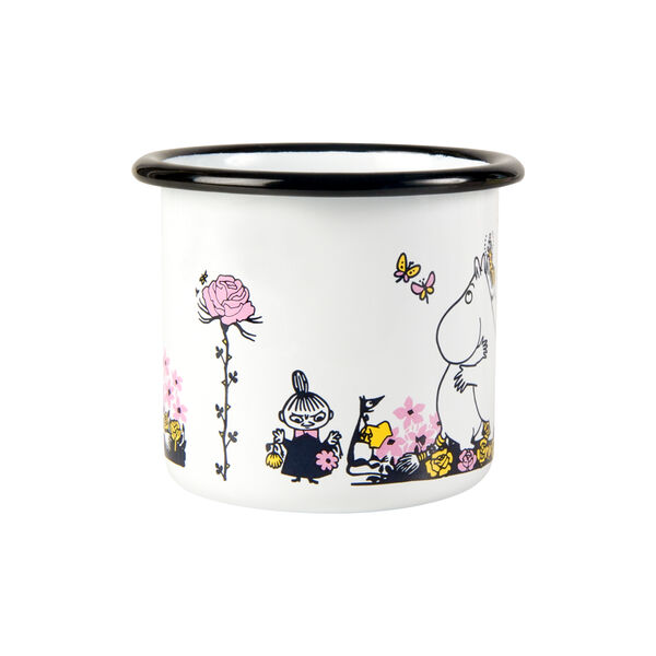 Hug Enamel Mug, white, Muurla