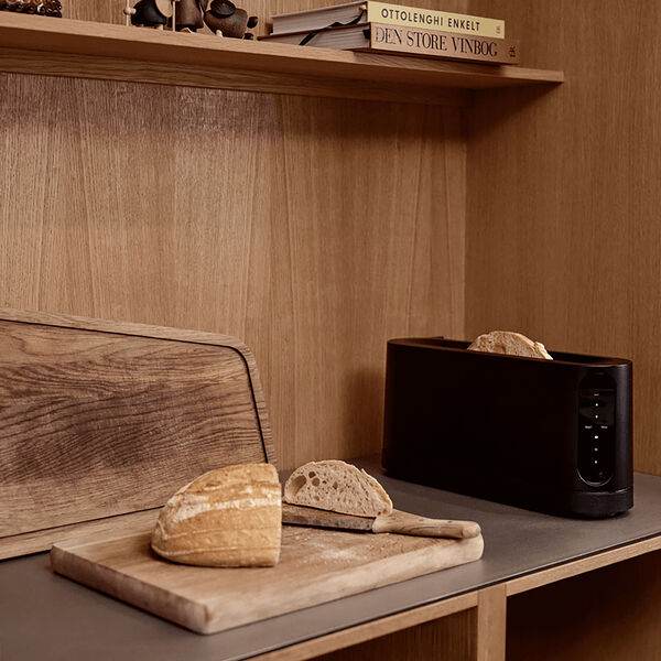 Long Slot Toaster, black, Jacob Jensen