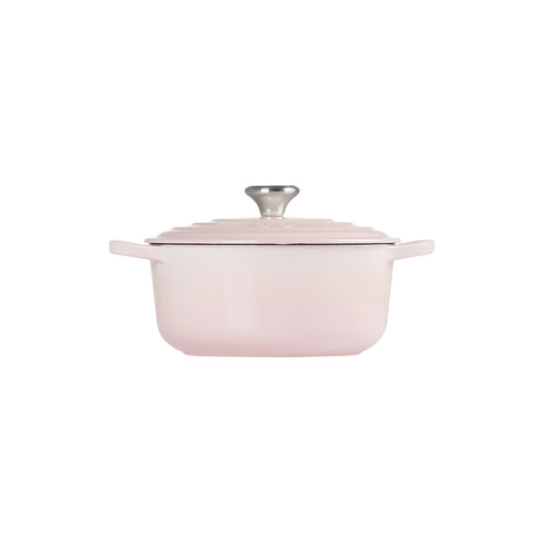 Signature rund gryta Ø 24 cm, shell pink, Le Creuset