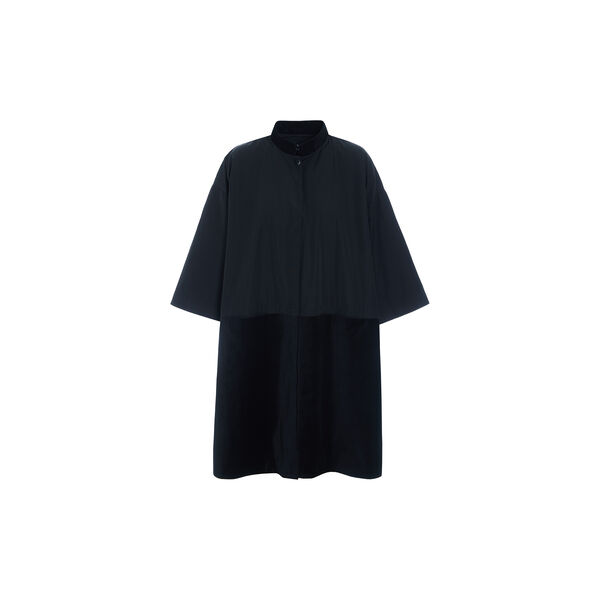 Fukkura poplin kappklänning, black, BITTE KAI RAND