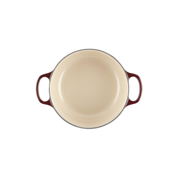 Signature gjutj&auml;rn rund gryta &Oslash; 20 cm, garnet, Le Creuset