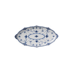 Blue Fluted Half Lace fat, 24,5 cm, Royal Copenhagen