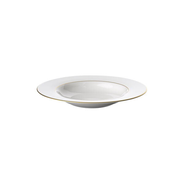 Anmut Gold Djup tallrik &Oslash; 24 cm, white/gold, Villeroy & Boch