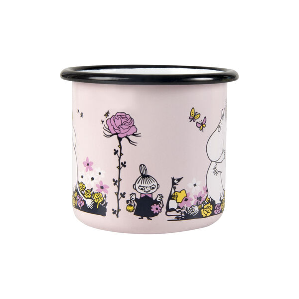 Hug Enamel Mug, pink, Muurla