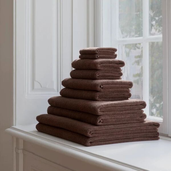 Damask Terry Handduk | Dark Chocolate, Georg Jensen Damask