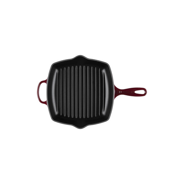 Signature kvadratisk grillpanna 26 cm, garnet, Le Creuset