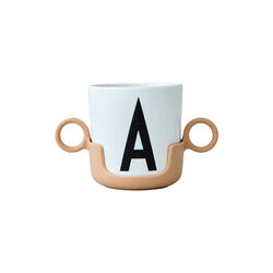 Mugghållare för barnmugg, beige, Design Letters