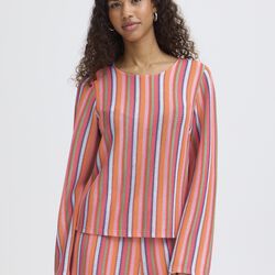 IHLIBELLA LS T-shirt, multi stripe, ICHI