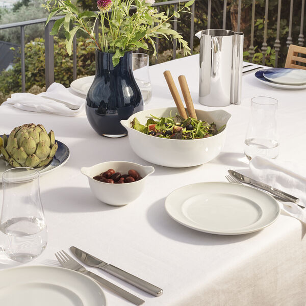 KOPPEL lunchtallrik 22 cm, vit, Georg Jensen