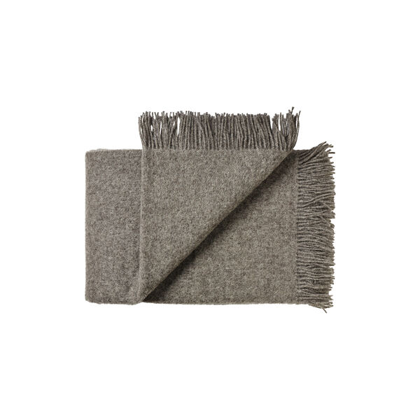 Sams&oslash; Throw, 00116 dark nordic grey, Silkeborg Uldspinderi