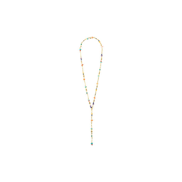 TRACE | Guldpl&auml;terad/Multi | Halsband, Pilgrim