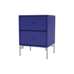 DRIFT nattduksbord med ben, 135 monarch/aluminium, Montana Furniture