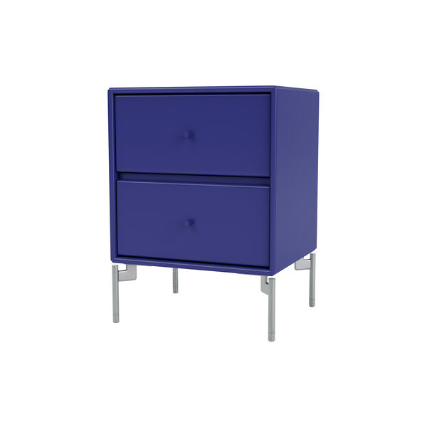 DRIFT nattduksbord med ben, 135 monarch/aluminium, Montana Furniture