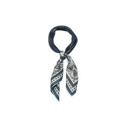 5142PBOScarf, large, black/blue, PBO