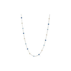 Lola necklace, sølv/marine, ENAMEL Copenhagen
