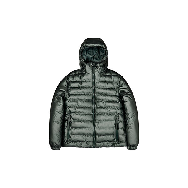 Trekker Hooded Jacket, silver pine, Rains