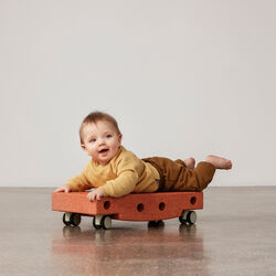 Rullbr&auml;da, burnt orange/dusty green, MODU