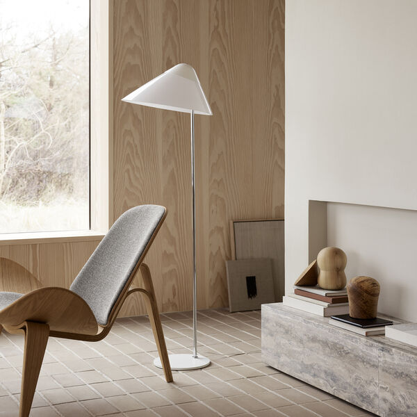 HJW03 Opala Floor Lamp, white, Carl Hansen & S&oslash;n