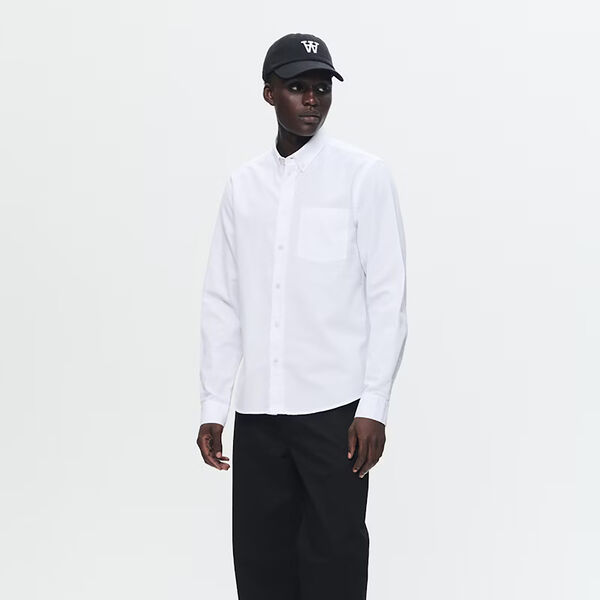 WWAdam Shirt, bright white WWAdam Shirt, bright white, Wood Wood