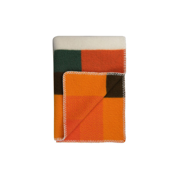 MIKKEL Throw, orange, Røros Tweed