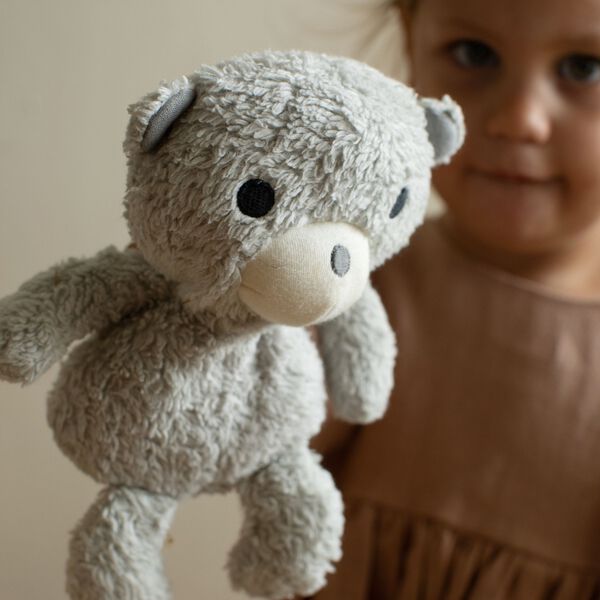 Bimle Bear Cuddly Toy, grey, Franck & Fischer