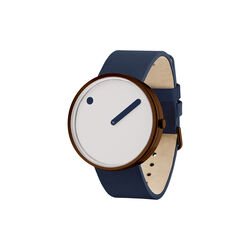PICTO armbandsur, cream/copper/midnight blue, PICTO