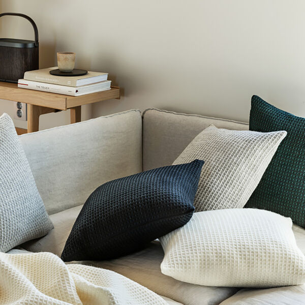 VEGA Cushion, natural, R&oslash;ros Tweed