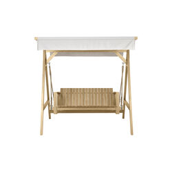 BK17 A-ram till BK13 hammock, obehandlad teak/canvas 5453, Carl Hansen & S&oslash;n