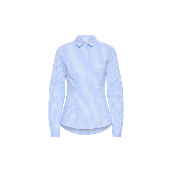 IH Dima Stripe Shirt, blue stripe, ICHI
