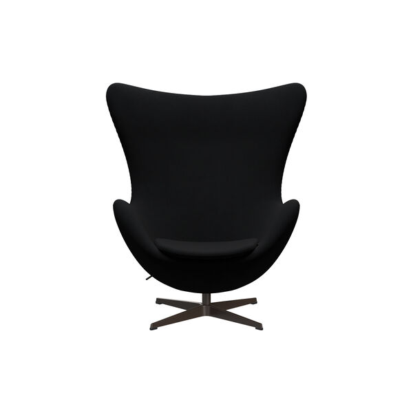 &Auml;gget&trade; 3316 Loungestol, Christianshavn 1175 black uni/brown bronze, Fritz Hansen