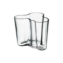 Alvar Aalto vas, genomskinlig, Iittala