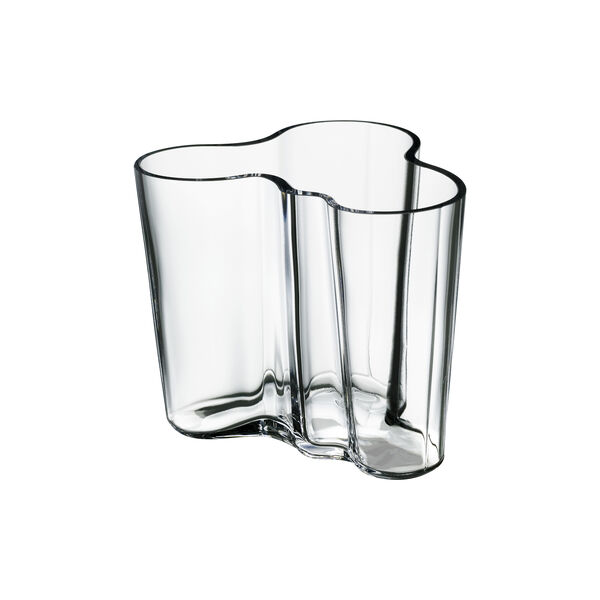 Alvar Aalto vas, genomskinlig, Iittala