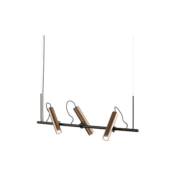 SPIRIT S1000 pendel, Svart/ros&eacute;guld, LIGHT-POINT