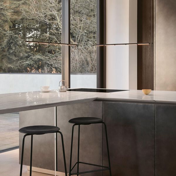 OneLine Zigbee Pendant, black, Fritz Hansen